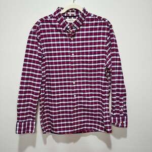 Hawker Rye Plaid Button Down Shirt, Sz LShort